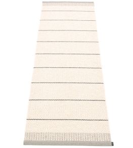 Belle Runner Rug by Pappelina Warm Grey