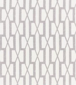 Belvedere Fabric by Schumacher Grey Belvedere Fabric by Schumacher Grey