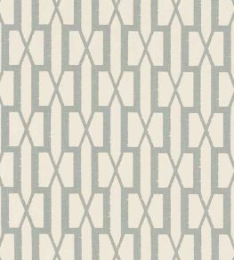 Belvedere Fabric by Schumacher Orpington Blue Belvedere Fabric by Schumacher Orpington Blue