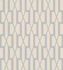 Belvedere Wallpaper by Schumacher Orpington Blue Belvedere Wallpaper by Schumacher Orpington Blue