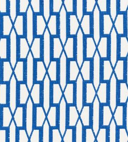 Belvedere Fabric by Schumacher Sea Belvedere Fabric by Schumacher Sea