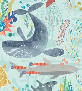 Beneath The Waves Wallpaper by Ohpopsi Ocean Beneath The Waves Wallpaper by Ohpopsi Ocean
