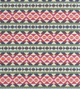 Berber Blanket Fabric by Thibaut Fuchsia and Navy Berber Blanket Fabric by Thibaut Fuchsia and Navy
