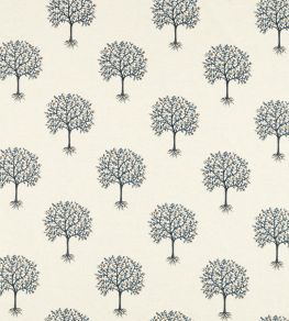 Bergamot Fabric by Clarke & Clarke Denim/Midnight