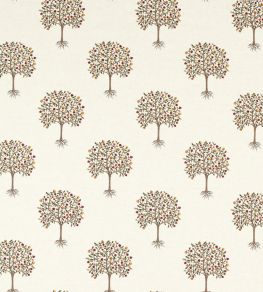 Bergamot Fabric by Clarke & Clarke Multi/Linen