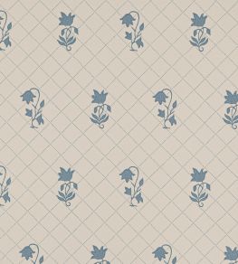 Berkeley Sprig Wallpaper by Colefax and Fowler Blue Berkeley Sprig Wallpaper by Colefax and Fowler Blue