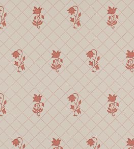 Berkeley Sprig Wallpaper by Colefax and Fowler Red Berkeley Sprig Wallpaper by Colefax and Fowler Red