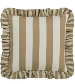 Berkeley Stripe Cushion 43 x 43cm by Designers Guild Natural