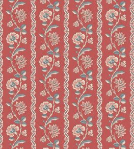 Bertin Fabric by Nina Campbell Red/Blue Bertin Fabric by Nina Campbell Red/Blue