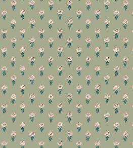 Betty Wallpaper by Sandberg Green Betty Wallpaper by Sandberg Green