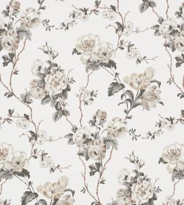 Betty Wallpaper by Schumacher Charcoal Betty Wallpaper by Schumacher Charcoal