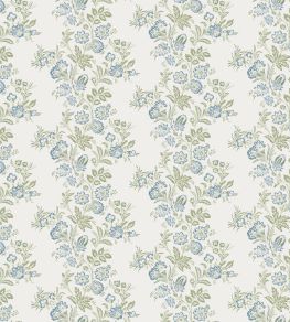 Bibury Fabric by Nina Campbell Blue/Green Bibury Fabric by Nina Campbell Blue/Green