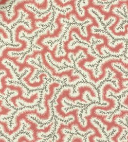 Big Dulcie Linen Fabric by Ian Sanderson Coral