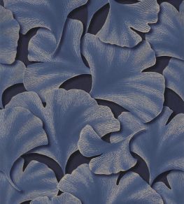 Biloba Wallpaper by Casadeco Bleu Indigo Biloba Wallpaper by Casadeco Bleu Indigo