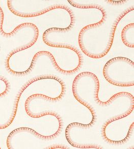 Bimble Embroidery Fabric by Scion Sunset Bimble Embroidery Fabric by Scion Sunset