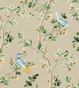 Birds Prosperity Wallpaper by Coordonne Papyrus Birds Prosperity Wallpaper by Coordonne Papyrus