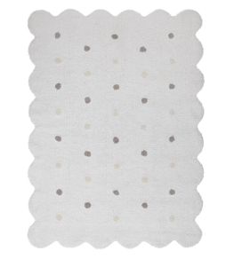 Biscuit Rug by Lorena Canals White Biscuit Rug by Lorena Canals White