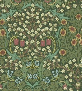 Blackthorn Wallpaper by Morris & Co Green Blackthorn Wallpaper by Morris & Co Green