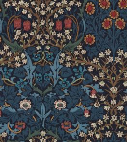 Blackthorn Wallpaper by Morris & Co Indigo Blackthorn Wallpaper by Morris & Co Indigo