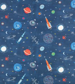 Blast Off Fabric by Villa Nova Blue Blast Off Fabric by Villa Nova Blue