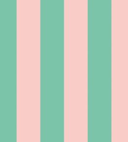 Bloc Stripe Wallpaper by Ohpopsi Jade Blossom Bloc Stripe Wallpaper by Ohpopsi Jade Blossom