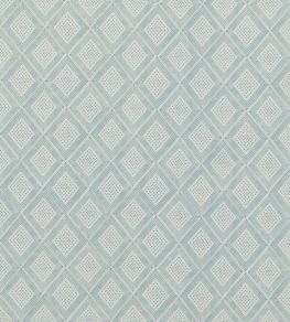 Block Trellis Fabric by Baker Lifestyle Aqua