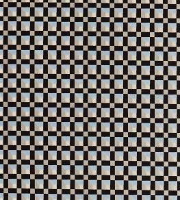 Blocks Fabric by Harlequin Cornflower / Black Earth / Sketched Blocks Fabric by Harlequin Cornflower / Black Earth / Sketched