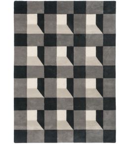 Blocks Rug by Harlequin Slate Blocks Rug by Harlequin Slate