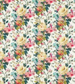 Bloom Fabric by Clarke & Clarke Multi Bloom Fabric by Clarke & Clarke Multi
