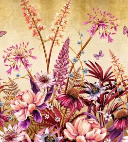 Blooms of Midas Mural by Avalana Gold Blooms of Midas Mural by Avalana Gold