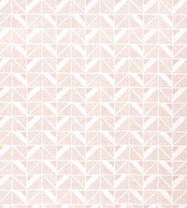 Bloomsbury Square Fabric by Anna French Blush Bloomsbury Square Fabric by Anna French Blush