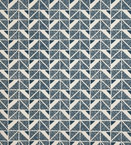Bloomsbury Square Fabric by Anna French Navy Bloomsbury Square Fabric by Anna French Navy