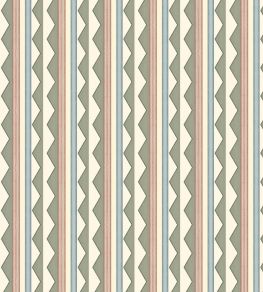 Bloomsbury Stripes Wallpaper by Ottoline Autumn Green Bloomsbury Stripes Wallpaper by Ottoline Autumn Green