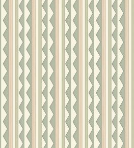 Bloomsbury Stripes Wallpaper by Ottoline Soft Sage Green
