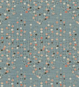 Blossom Fabric by Lewis & Wood Coral Sea