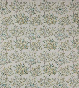 Blossom Tree Fabric by Jane Churchill Lime / Aqua