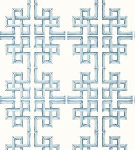 Boca Bamboo Wallpaper by Thibaut Spa Blue Boca Bamboo Wallpaper by Thibaut Spa Blue
