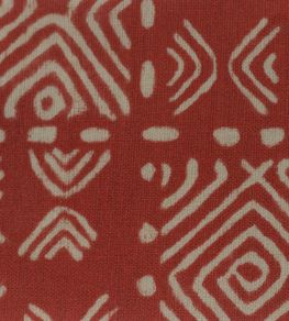 Bogolan Fabric by Titley and Marr Terracotta