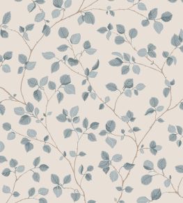 Bokskog Wallpaper by Sandberg Misty Blue Bokskog Wallpaper by Sandberg Misty Blue