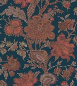 Bombay Fabric by Arley House Indigo Bombay Fabric by Arley House Indigo
