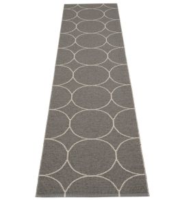Boo Runner Rug by Pappelina Charcoal/Linen Boo Runner Rug by Pappelina Charcoal/Linen