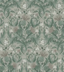 Thistle Wallpaper by Borastapeter Khaki Thistle Wallpaper by Borastapeter Khaki