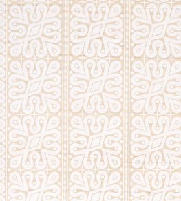 Borneo Silk Fabric by Schumacher White