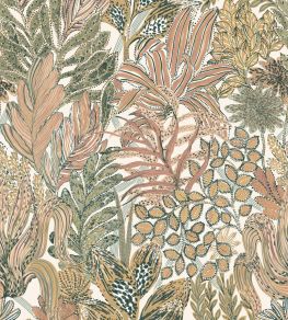 Borromee Wallpaper by Casamance Ivoire/Blush Borromee Wallpaper by Casamance Ivoire/Blush
