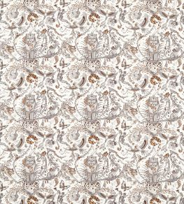 Bosque Dreams Fabric by Clarke & Clarke Bronze