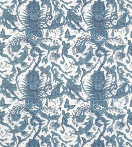 Bosque Dreams Jacquard Fabric by Clarke & Clarke Ink Bosque Dreams Jacquard Fabric by Clarke & Clarke Ink