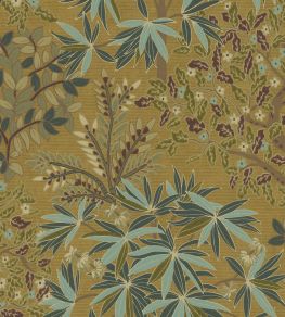 Botanical Bloom Wallpaper by Eijffinger Green Botanical Bloom Wallpaper by Eijffinger Green