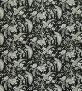 Botanist Fabric by Ashley Wilde Ebony