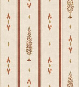 Boteh Wallpaper by Coordonne Vermillion Boteh Wallpaper by Coordonne Vermillion
