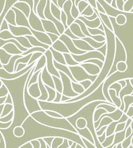 Bottna Wallpaper by Marimekko Green